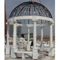 Outdoor Marble stone Gazebo Wedding Decorations With Column
